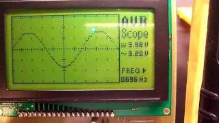 AVR oscilloscope v200 Video 2 [upl. by Aniryt]