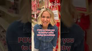 Might as well get a wreath too marriedlife hobbylobby christmas shopping couplescomedy [upl. by Nolrah]