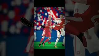 Shaqiris goal against poland☠️❤️‍🔥 football edit messi fifa euro24 like subscribe futbol [upl. by Rollie]