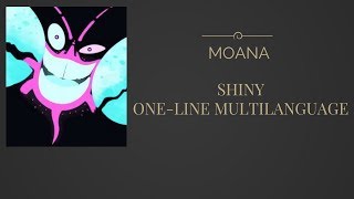 Moana  Shiny OneLine Multilanguage quotYou Try To Be Toughquot [upl. by Faust]