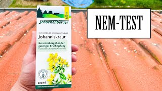 Schoenenberger  Johanniskraut Naturheilpflanzensaft  NEMTEST [upl. by Etnomed]