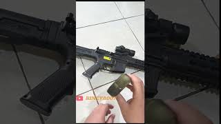 REVIEW DCOBRA M416 dcobram416 airsoft DCOBRA mainan pistolmainan [upl. by Eemak]