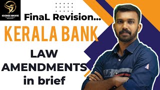 COOPERATIVE LAW AMENDMENTS  KERALA BANK  cseb exams [upl. by Shulock]