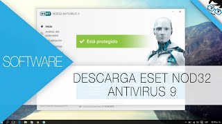 Descarga e instalar ESET NOD32 Antivirus 9 2016 Full para Windows 10 81 8y 7  32 y 64 bits [upl. by Efren750]