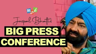 JASPAL BHATTI’s BIG PRESS CONFERENCE [upl. by Alisander621]