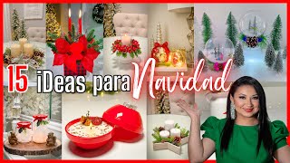 15 iDEAS para NAVIDAD  Decoración Navideña 2024  Christmas decor ideas [upl. by Dripps]