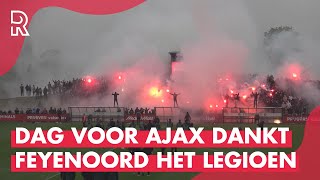 LAATSTE TRAINING FEYENOORD VOOR KLASSIEKER LEGIOEN zorgt voor VUURWERK en GEZANG [upl. by Mel]