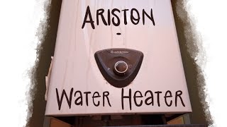 ARISTON WATER HEATER non UK installation [upl. by Uokes]