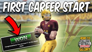 FIRST CAREER START  Road To Glory  Arizona State [upl. by Tnarud]