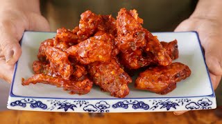 Homemade Fried Chicken Wings  Buffalo Chicken Wings  Bodian life [upl. by Oneg]