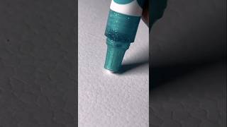 Bright markerglitter pen✨as smrsatisfying viralvideo gliterpen art [upl. by Phylys68]