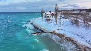 Point Betsie January 2024 [upl. by Ayotaj]