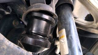 Hummer H3 Front jounce bushing install [upl. by Olshausen]