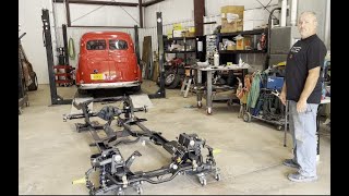 We get a Roadster Shop SPEC chassis for 1967 mustang delivered and take it out of the crate [upl. by Clarita]