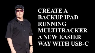 How to make a Backup of Multitracker for a backup iPad transfer data from an ipad to a thumb drive [upl. by Yecaj2]