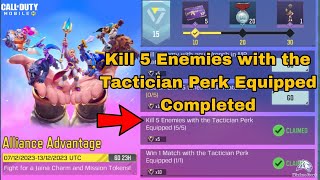 Kill 5 Enemies with the Tactician Perk Equipped Cod Mobile 2023 [upl. by Ruperta]