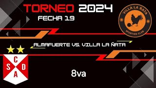 Almafuerte vs La Ñata 8va div Fecha 19 Torneo 2024 [upl. by Jeth]