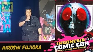 Kamen Rider Ichigou Hiroshi Fujioka in Indonesia Comic Con 2016 [upl. by Ahsii471]