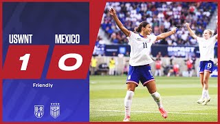 USA defeat Mexico in preOlympic friendly  USWNT 10 Mexico  Official Game Highlights [upl. by Targett846]