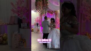 Beautiful Quinceañera Father Daughter Dance 💕💜💕Quinceañera celebrationmisquincedanceshort [upl. by Golda]