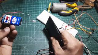 Infrared LED Diode and Solar Cell Activated Transistor Switching Circuit [upl. by Hsizan]