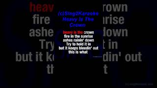 Linkin Park Heavy Is The Crown Karaoke Version Lyrics [upl. by Semele]