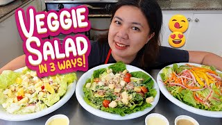 3 Vegetable Salad Recipes [upl. by Yr98]