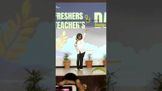 khwab Dekhe  Freshers show  Anisha kay [upl. by Macguiness945]