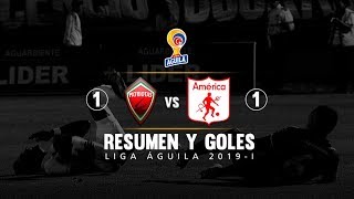 Patriotas vs América  resumen y goles del partido 11 Liga Águila 2019I I Deportes RCN [upl. by Heater]