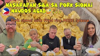 Americans amp Mexicans trying Pork Siomai for the first time Try9 Siomai recipe [upl. by Lekcim]