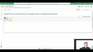 What Is a NameError in Python How do I fix name error in Python How NameError Works with Examples [upl. by Aziul]