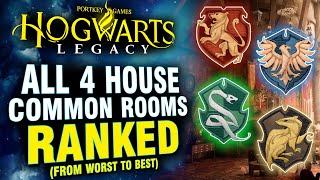 Hogwarts Legacy  All 4 House Common Rooms RANKED From Worst To Best [upl. by Ellen]