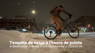 Tempête de neige à lheure de pointe [upl. by O'Neil]