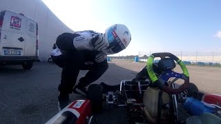 Cremona Circuit con nuova variante kart 125 KZ [upl. by Adnuhsed]