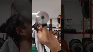 shoulder Press dumbell 3030 kg x 8 workout training motivation sports powerlifting power [upl. by Dorcia749]