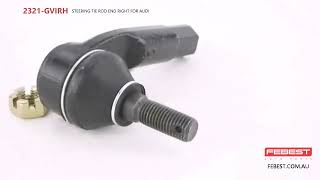 2321GVIRH STEERING TIE ROD END RIGHT FOR AUDI [upl. by Ardisj]