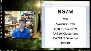 NC7J DX Cluster Telnet Connection Introduction [upl. by Phelips]