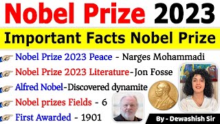 Nobel Prize 2023  Trick  Nobel Prize Winners 2023  Nobel 2023  Current affairs 2023 nobelprize [upl. by Binky]