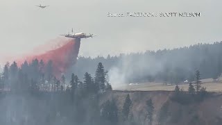 Evacuations destruction as fires rage across BC [upl. by Laleb443]