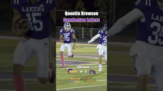 Quenton Krewson BIG GAME Highlights for the Camdenton Lakers vs Southeast KC highschoolfootball [upl. by Attevad832]