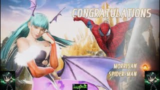 Marvel vs Capcom Infinite SpiderMan amp Morrigan Arcade marvelvscapcom [upl. by Kendal667]