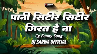 PANI SITIR SITIR GIRAT HE NA  CG FUNNY SONG  CG NEW DJ SONG 2024  DJ SARWA OFFICIAL [upl. by Vi575]