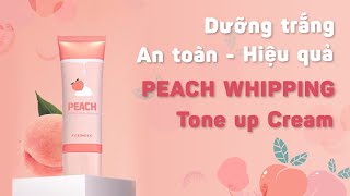 Đánh giá chi tiết Kem Dưỡng Trắng Da Coringco Peach Whipping Tone Up Cream Laluong Beauty [upl. by Yorgerg]