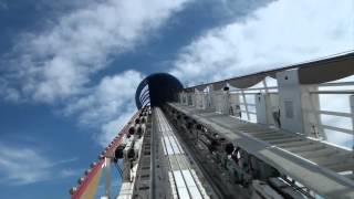 California Screamin Roller Coaster Front Seat POV Disneyland Disney California Adventure 1080p HD [upl. by Arevle802]