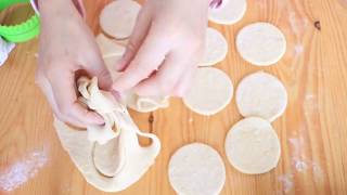 How to Make pastry Homemade Crescent with amazing dough [upl. by Haissi]