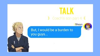 Coachs son part 4 》 Talk 《 • Haikyuu Texts [upl. by Heyes]