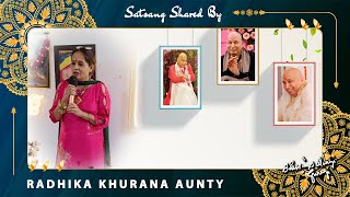 Guruji Satsang Shared by Radhika Khurana Aunty  गुरुजी सत्संग  Jai Guruji  🔊 Clear Voice [upl. by Catrina561]