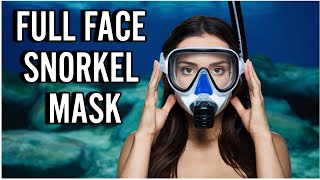 🌊🤿 Full Face Snorkel Mask Review and Demo  Worth the Hype [upl. by Asial]