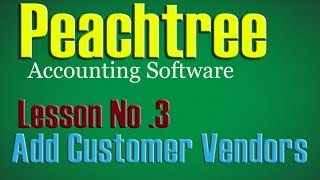 Peachtree Accounting Tutorials  construction company items list creation [upl. by Tull]