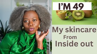 Im 49 and this is how I take care of my skin from inside out What I eat for my youthful skin [upl. by Pollak162]